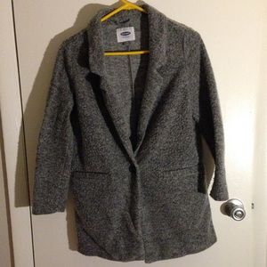 Gray peacoat